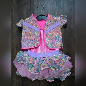 Revolution Dancewear "Shine Bright" 2-pc dance leotard dress costume